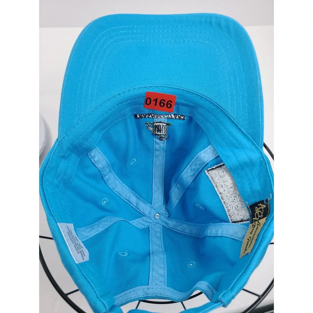 American‎ Dry Goods Trashmasters Aspen Golf Hat Blue Cotton Adjustable Cap 0166